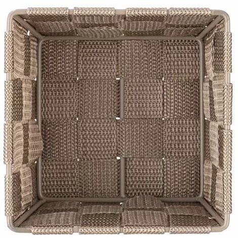 WENKO® WENKO Petit Panier Salle De Bain Adria Mini, Rangement Salle De Bain, Polypropylène, 14x9x14 Cm, Sable 5 WENKO® WENKO Petit Panier Salle De Bain Adria Mini, Rangement Salle De Bain, Polypropylène, 14x9x14 Cm, Sable – Image 3