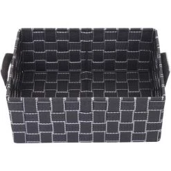 Panier De Rangement HHG-256, 12x28x20cm ~ Gris Foncé 10 Panier De Rangement HHG-256, 12x28x20cm ~ Gris Foncé -Petit rangement Soldes Magasin 18940861 4
