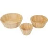 Set De 3 Bols HHG-861, Bambou, Empilables -Petit rangement Soldes Magasin 18941329 1