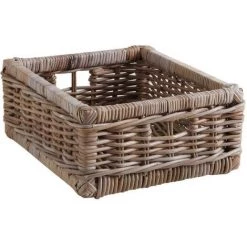 AUBRY GASPARD Tiroir De Rangement En Poelet Gris - Gris