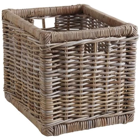 AUBRY GASPARD Tiroir Haut De Rangement En Poelet Gris - Gris 3 AUBRY GASPARD Tiroir Haut De Rangement En Poelet Gris - Gris