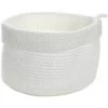CASAME Panier Rond Maille Crochet Blanc Grand Modèle - Casâme - Blanc 2 CASAME Panier Rond Maille Crochet Blanc Grand Modèle - Casâme - Blanc -Petit rangement Soldes Magasin 19292091 1