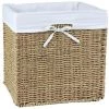 CASAME Cube De Rangement Pliable En Jonc De Mer 32 X 32 X 32 Cm - Casâme - Bois Clair 1 CASAME Cube De Rangement Pliable En Jonc De Mer 32 X 32 X 32 Cm - Casâme - Bois Clair -Petit rangement Soldes Magasin 19292116 1