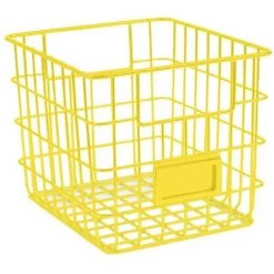 CASAME Panier De Rangement Filaire Carré Jaune - Casâme - Jaune