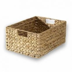 CASAME Panier En Jacinthe D'eau Armature Métal - Hauteur 17 Cm - Casâme - Beige -Petit rangement Soldes Magasin 19293278 3