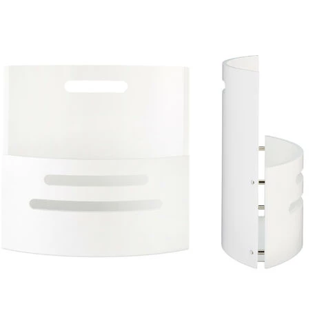 Relaxdays Porte-revue Bois Avec Poignée, Salon, Moderne, HLP: 31 X 30 X 34 Cm, Magazine Holder, Porte-journaux, Blanc 4 Relaxdays Porte-revue Bois Avec Poignée, Salon, Moderne, HLP: 31 X 30 X 34 Cm, Magazine Holder, Porte-journaux, Blanc – Image 2