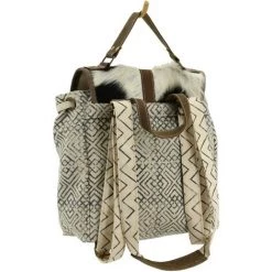 AUBRY GASPARD Sac à Dos En Coton Et Peau De Vache Globe Trotteur Multicolore - Multicolore 8 AUBRY GASPARD Sac à Dos En Coton Et Peau De Vache Globe Trotteur Multicolore - Multicolore -Petit rangement Soldes Magasin 19478988 3