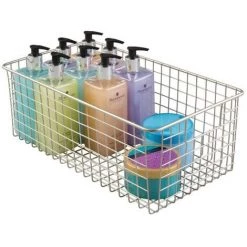 Panier De Rangement Filaire En Acier - IDesign - Interdesign - Argent -Petit rangement Soldes Magasin 19674549 2