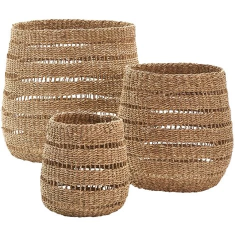 RENDEZ VOUS DéCO Paniers Komodo (lot De 3) - Beige 3 RENDEZ VOUS DéCO Paniers Komodo (lot De 3) - Beige