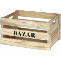 ALTOBUY BAZAR - Lot De 3 Cagettes Gigognes Naturelles - Naturel -Petit rangement Soldes Magasin 20288269 3