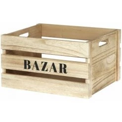 ALTOBUY BAZAR - Lot De 3 Cagettes Gigognes Naturelles - Naturel -Petit rangement Soldes Magasin 20288269 5