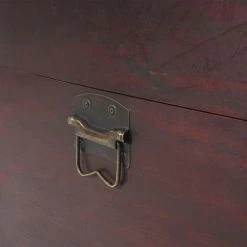 HHG Coffre Bois De Décoration Malle Au Trésor Valence Aspect Antiquité, 49x77x47cm ~ Carré 9 HHG Coffre Bois De Décoration Malle Au Trésor Valence Aspect Antiquité, 49x77x47cm ~ Carré -Petit rangement Soldes Magasin 20334132 3