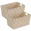 WENKO® WENKO Panier salle de bain avec Poignée Adria S, Petite Boite De Rangement Salle De Bain, Lot De 2, Polypropylène, 30x20x15 Cm, beige 1 WENKO® WENKO Panier salle de bain avec Poignée Adria S, Petite Boite De Rangement Salle De Bain, Lot De 2, Polypropylène, 30x20x15 Cm, beige -Petit rangement Soldes Magasin 22918748 1