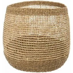 ATMOSPHERA Panier Rond Ajouré X 3 - Marron -Petit rangement Soldes Magasin 22965859 3