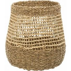 ATMOSPHERA Panier Rond Ajouré X 3 - Marron -Petit rangement Soldes Magasin 22965859 5