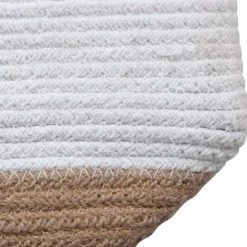 RENDEZ VOUS DéCO Panier Boubou En Jute - Blanc 10 RENDEZ VOUS DéCO Panier Boubou En Jute - Blanc -Petit rangement Soldes Magasin 23357686 4