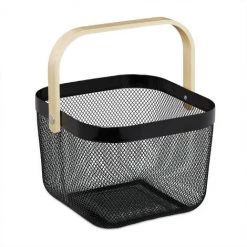 Relaxdays Panier Rangement, Avec Anse, Pour Vêtement, Décorations, Acier Et Bois, Panier à Ustensiles, HlP 17,5x26x24,5 8 Relaxdays Panier Rangement, Avec Anse, Pour Vêtement, Décorations, Acier Et Bois, Panier à Ustensiles, HlP 17,5x26x24,5 -Petit rangement Soldes Magasin 23550125 2
