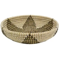 AUBRY GASPARD Corbeille à Fruits En Jonc Naturel Et Teinté Beige - Beige