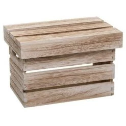 5FIVE Boites Cagettes Bois Lot De 3 - Naturel Clair - Naturel Clair -Petit rangement Soldes Magasin 24303433 4