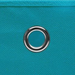 YOUTHUP Bo?tes De Rangement 4 Pcs Bleu Azuré 32x32x32 Cm Tissu - Bleu -Petit rangement Soldes Magasin 24551124 4