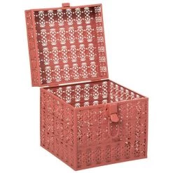 Atmosphera - Lot De 3 Boites De Rangement En Métal Ajouré - Multicolore -Petit rangement Soldes Magasin 24898656 3