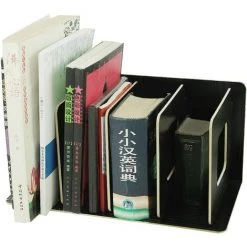 BARES Nouveau Porte-revues Porte-revues Debout Dossier Bac De Rangement Organisateur De Bureau Organisateur De Stylo Pot Porte-crayon Porte-stylo Tasse En Bois, Noir