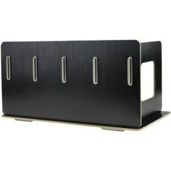 BARES Nouveau Porte-revues Porte-revues Debout Dossier Bac De Rangement Organisateur De Bureau Organisateur De Stylo Pot Porte-crayon Porte-stylo Tasse En Bois, Noir -Petit rangement Soldes Magasin 26228945 5