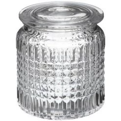 Five - Pot à Coton En Verre Avec Couvercle - Transparent