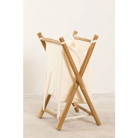 Panier à Linge En Bambou Tubai SKLUM Bambou Bambou - Bambou Bambou 5 Panier à Linge En Bambou Tubai SKLUM Bambou Bambou - Bambou Bambou – Image 3