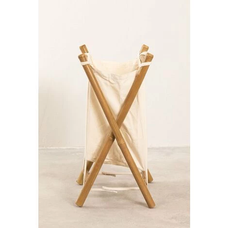 Panier à Linge En Bambou Tubai SKLUM Bambou Bambou - Bambou Bambou 6 Panier à Linge En Bambou Tubai SKLUM Bambou Bambou - Bambou Bambou – Image 4