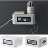 LBTN Boites De Rangement Multifonctionnelles Pour Routeur Wi-Fi Organisateur De Cables à étagère Murale (blanc) -Petit rangement Soldes Magasin 26809621 1