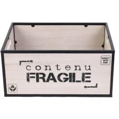 THE HOME DECO FACTORY Cagette De Rangement En Bois Recyclerie (Lot De 2) Noir - Noir 9 THE HOME DECO FACTORY Cagette De Rangement En Bois Recyclerie (Lot De 2) Noir - Noir -Petit rangement Soldes Magasin 26840639 4