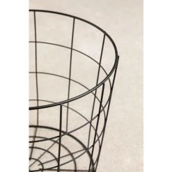 Poubelle En Métal Sobre SKLUM Acier - Noir -Petit rangement Soldes Magasin 26860949 4