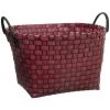 FI-VE Five - Panier à Anses Tressé Erika - Bordeaux -Petit rangement Soldes Magasin 26878369 1