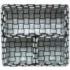 FI-VE Five - Lot De 4 Paniers Tressés Erika - Gris -Petit rangement Soldes Magasin 26878373 1