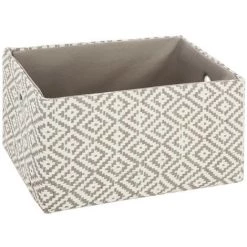 Atmosphera - Set De 3 Paniers De Rangement Déco - Gris -Petit rangement Soldes Magasin 26878558 2