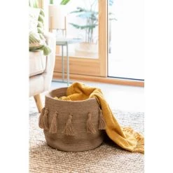 Panier En Jute Bayron SKLUM Jute - NATUREL 6 Panier En Jute Bayron SKLUM Jute - NATUREL -Petit rangement Soldes Magasin 27165765 2