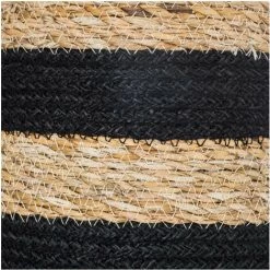 Atmosphera - Set De 4 Paniers De Rangement En Jute Et Seagrass Noir Et Naturel - Trait Noir 7 Atmosphera - Set De 4 Paniers De Rangement En Jute Et Seagrass Noir Et Naturel - Trait Noir -Petit rangement Soldes Magasin 27372426 3