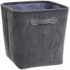 Five - Boite De Rangement En Velours Côtelé Gris 31 X 31 Cm - Gris