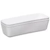 FI-VE Five - Lot De 2 Bacs De Rangement Long En Plastique Flex Blanc - Blanc -Petit rangement Soldes Magasin 27373560 1