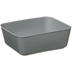 FI-VE Five - Lot De 2 Bacs De Rangement En Plastique Flex Gris - Gris -Petit rangement Soldes Magasin 27373591 2