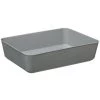 FI-VE Five - Bac De Rangement Rectangle Grand Modèle En Plastique Flex Gris - Gris -Petit rangement Soldes Magasin 27373603 1