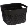 Five - Panier De Rangement Carré Noir Disco 4 Litres - Noir -Petit rangement Soldes Magasin 27373862 1