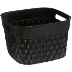 Five - Panier De Rangement Carré Noir Disco 4 Litres - Noir
