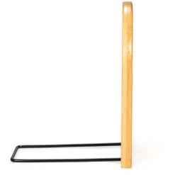 ASUPERMALL Bamboo Book Rack Livres Holder Bookend Etageres Murales Livre Flottant De Stockage Etagere Pour Livre, L -Petit rangement Soldes Magasin 27796586 2