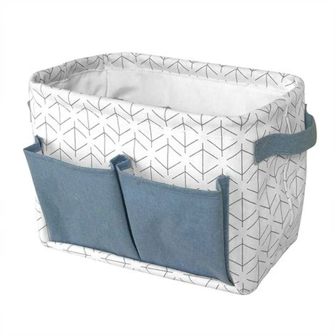 CASAME Panier Multi-compartiments Blanc Bleu - Casâme - Blanc 3 CASAME Panier Multi-compartiments Blanc Bleu - Casâme - Blanc
