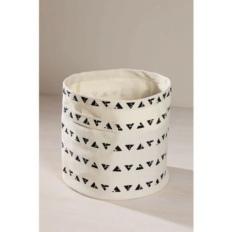 Panier En Coton Molp SKLUM Coton - Blanc Cassé 4 Panier En Coton Molp SKLUM Coton - Blanc Cassé – Image 2