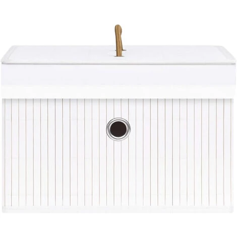 ASUPERMALL Boites De Rangement En Bambou 4 Pcs Blanc 7 ASUPERMALL Boites De Rangement En Bambou 4 Pcs Blanc – Image 5