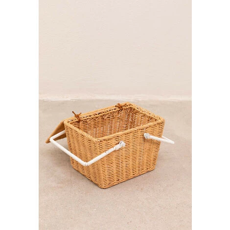 Panier De Pique-nique En Rotin Robyn Kids SKLUM Rotin - Marron Naturel 6 Panier De Pique-nique En Rotin Robyn Kids SKLUM Rotin - Marron Naturel â Image 4