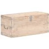 VidaXL Coffre 90x40x40 Cm Bois D'acacia Solide - Brun 2 VidaXL Coffre 90x40x40 Cm Bois D'acacia Solide - Brun -Petit rangement Soldes Magasin 28564812 1